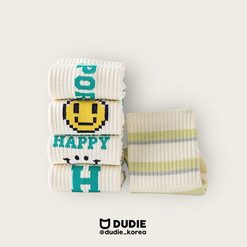 Dudie - Korean Children Fashion - #designkidswear - Smile Set (set of 5)