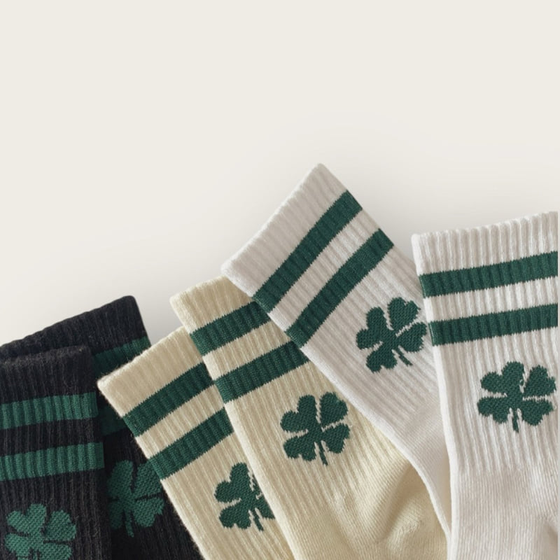 Dudie - Korean Children Fashion - #discoveringself - Four-Leaf Clover Set (set of 3) - 7