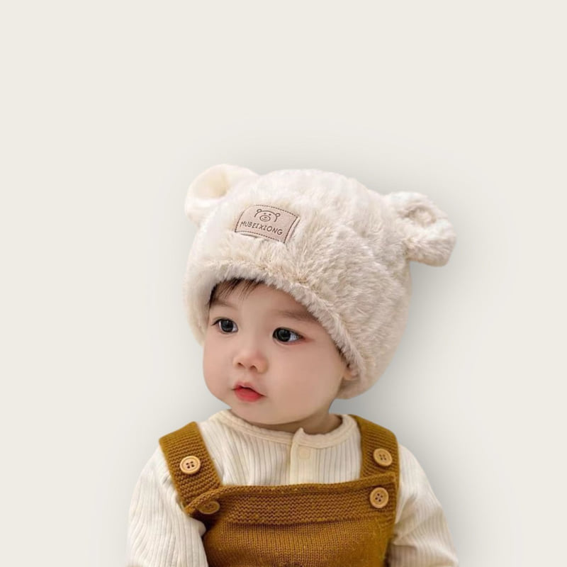 Dudie - Korean Children Fashion - #discoveringself - Fluffy Bear Beanie - 10