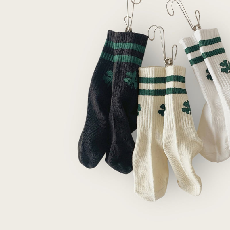 Dudie - Korean Children Fashion - #fashionkids - Four-Leaf Clover Set (set of 3) - 8