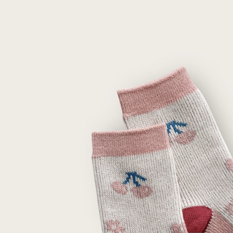 Dudie - Korean Children Fashion - #fashionkids - Cherry Plus Set (set of 3) - 6