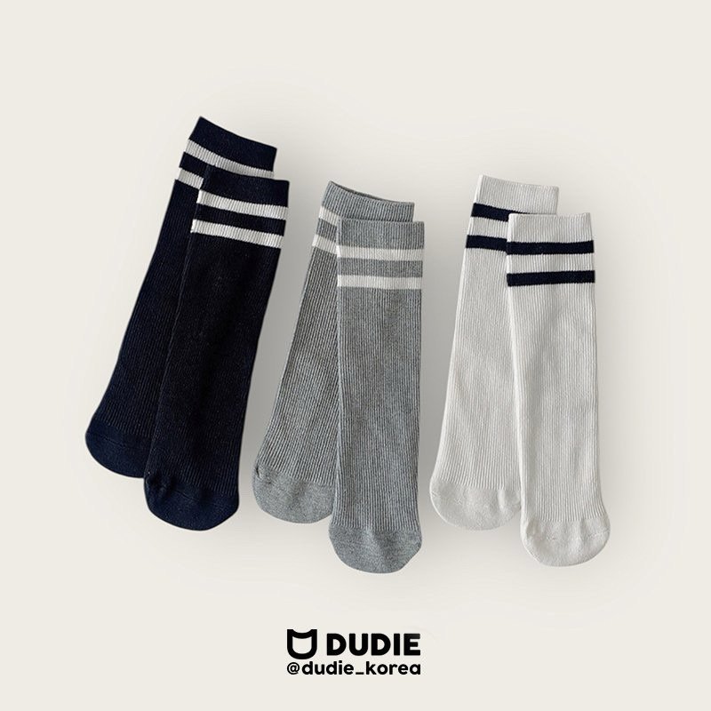 Dudie - Korean Children Fashion - #kidsshorts - Two-Line Set (set of 3)