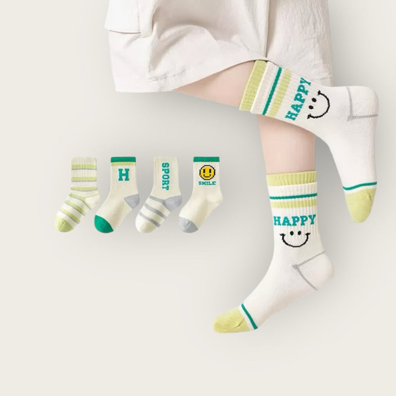 Dudie - Korean Children Fashion - #fashionkids - Smile Set (set of 5) - 4