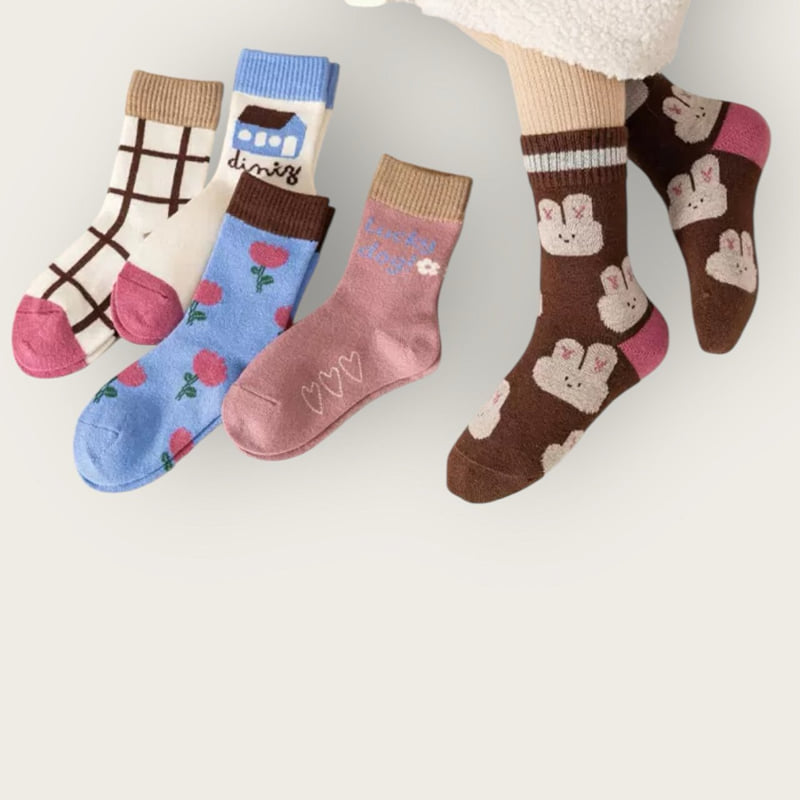 Dudie - Korean Children Fashion - #kidsstore - Tulip House Set (set of 5) - 6
