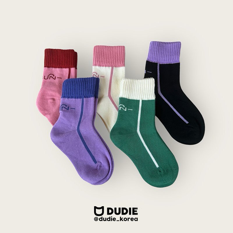 Dudie - Korean Children Fashion - #kidsstore - Color Sun Set (set of 5)