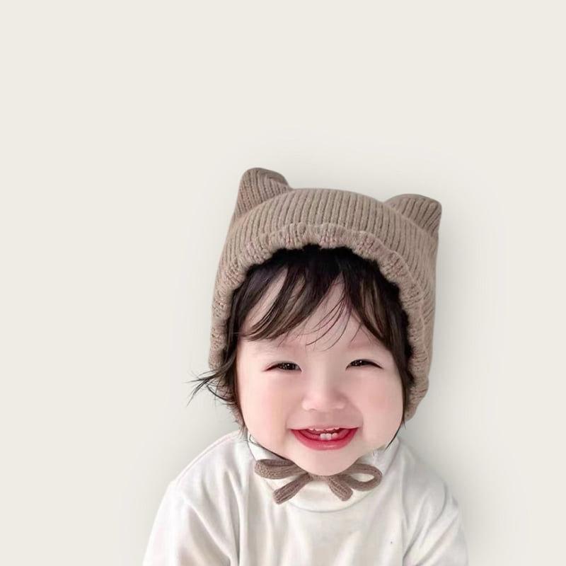 Dudie - Korean Children Fashion - #kidzfashiontrend - Cats Bonnet - 7
