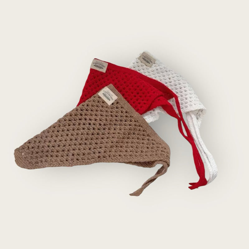 Dudie - Korean Children Fashion - #littlefashionista - Knit Kerchief - 5