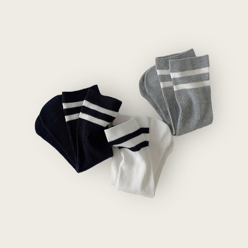 Dudie - Korean Children Fashion - #littlefashionista - Two-Line Set (set of 3) - 5