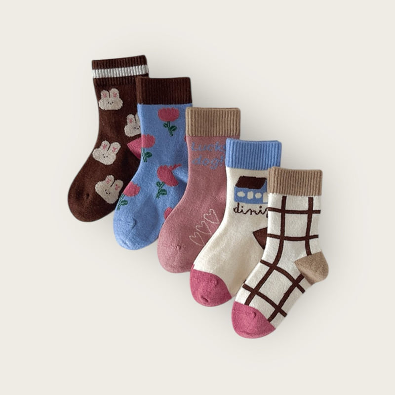 Dudie - Korean Children Fashion - #littlefashionista - Tulip House Set (set of 5) - 9