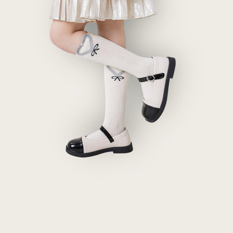 Dudie - Korean Children Fashion - #littlefashionista - Hearts Knee Socks Set (set of 3) - 8
