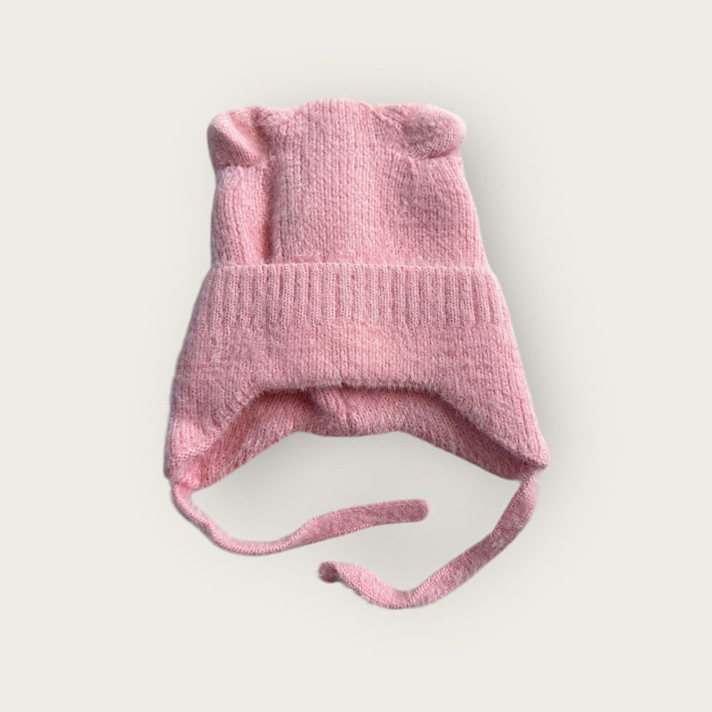 Dudie - Korean Children Fashion - #littlefashionista - Earflap Cat Beanie - 7