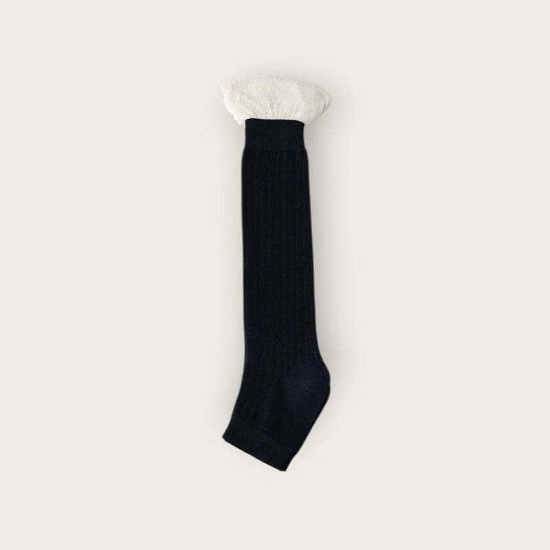 Dudie - Korean Children Fashion - #littlefashionista - Frill Leg Socks - 5