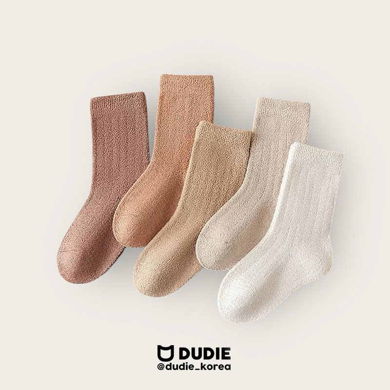 Dudie - Korean Children Fashion - #magicofchildhood - Fluffy Set (set of 5)