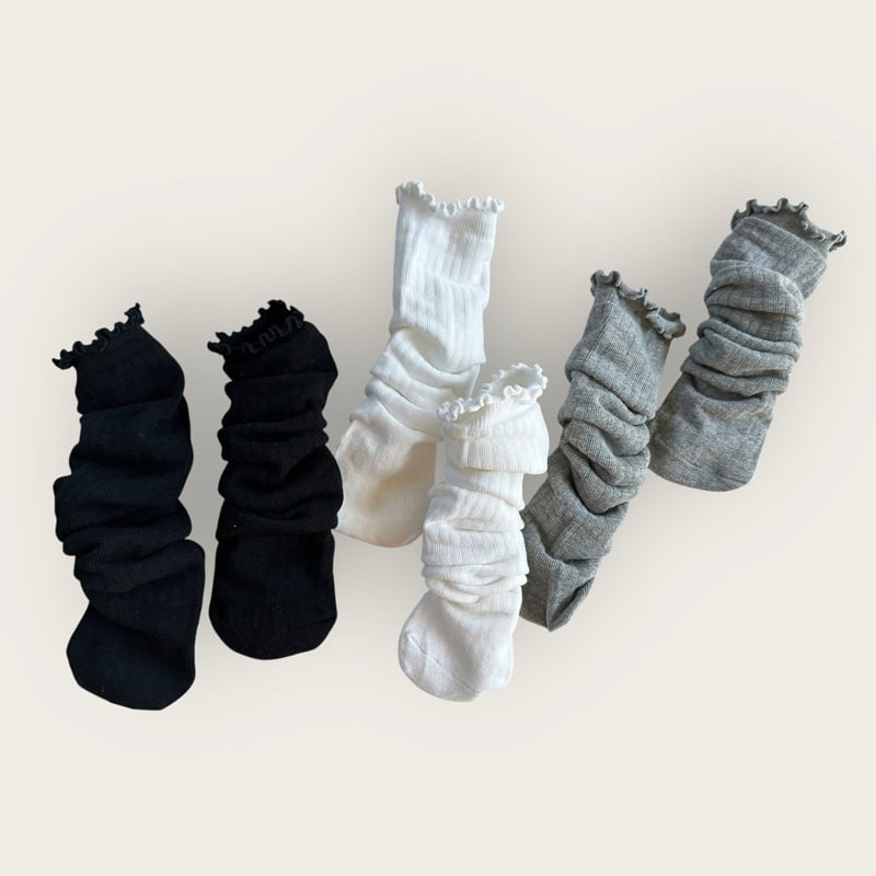 Dudie - Korean Children Fashion - #magicofchildhood - Shirring Set (set of 3) - 9