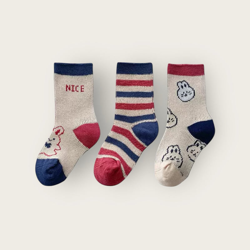 Dudie - Korean Children Fashion - #magicofchildhood - Nice Rabbit Set (set of 3) - 9