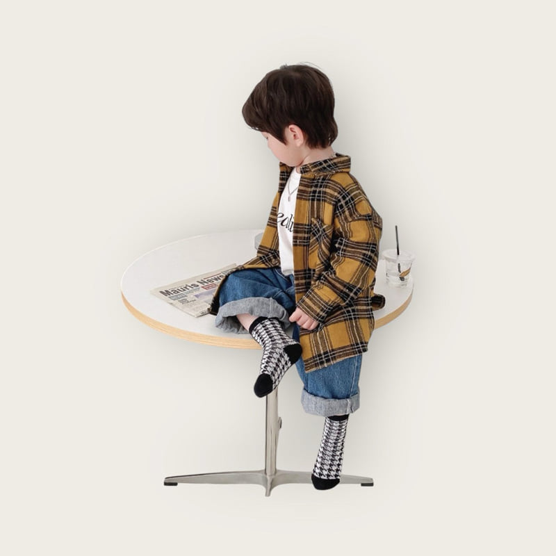 Dudie - Korean Children Fashion - #minifashionista - Check Set (set of 3) - 9