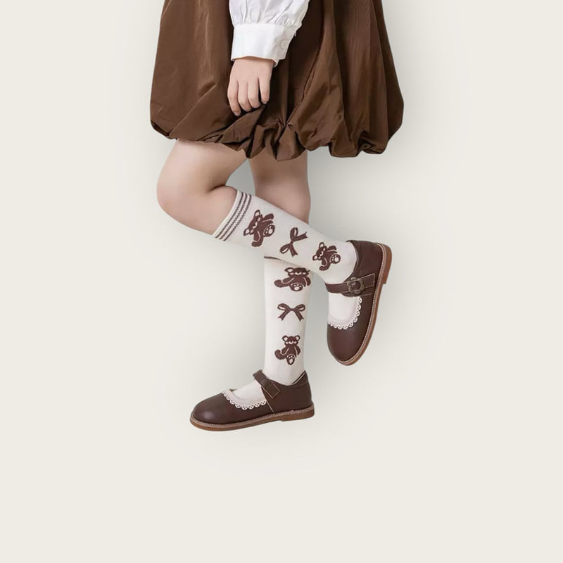 Dudie - Korean Children Fashion - #minifashionista - Bear Ribbon Set (set of 3) - 3