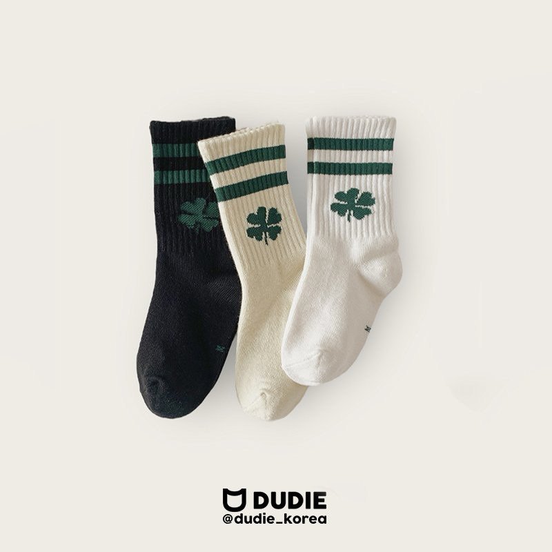 Dudie - Korean Children Fashion - #minifashionista - Four-Leaf Clover Set (set of 3)