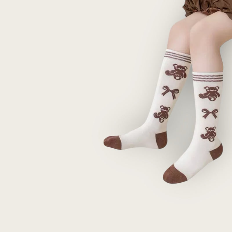 Dudie - Korean Children Fashion - #minifashionista - Bear Ribbon Set (set of 3) - 4