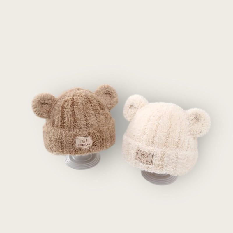 Dudie - Korean Children Fashion - #prettylittlegirls - Fluffy Bear Beanie - 3
