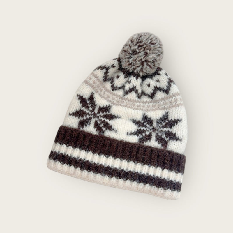 Dudie - Korean Children Fashion - #prettylittlegirls - Snowflake Pom Beanie - 6