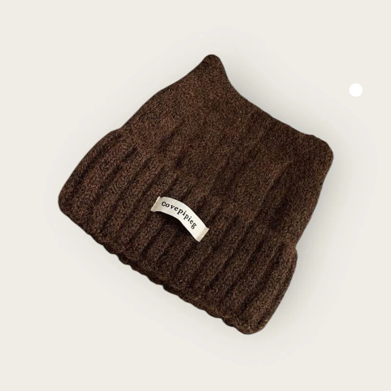 Dudie - Korean Children Fashion - #stylishchildhood - Cover Cat Beanie - 7