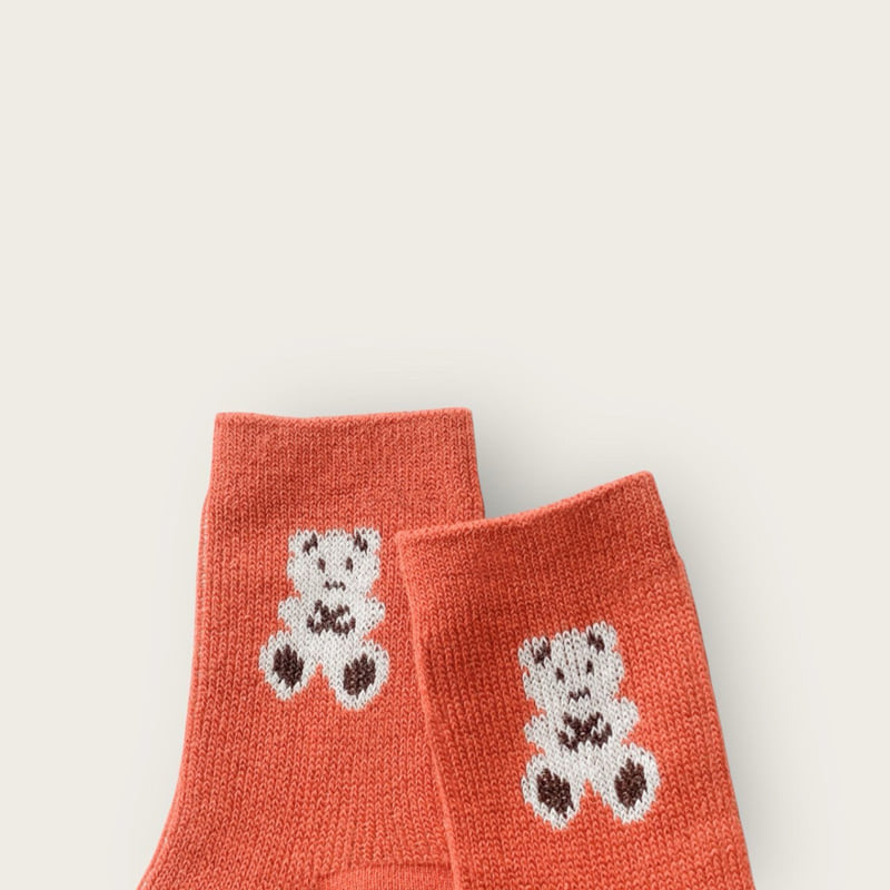 Dudie - Korean Children Fashion - #todddlerfashion - Cloud Bear Set (set of 3) - 6