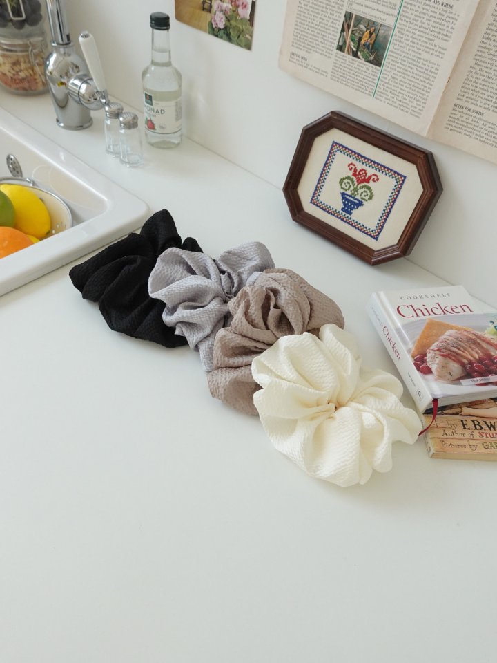 Eeiitt - Korean Women Fashion - #momslook - Leel Hair Scrunchie - 2