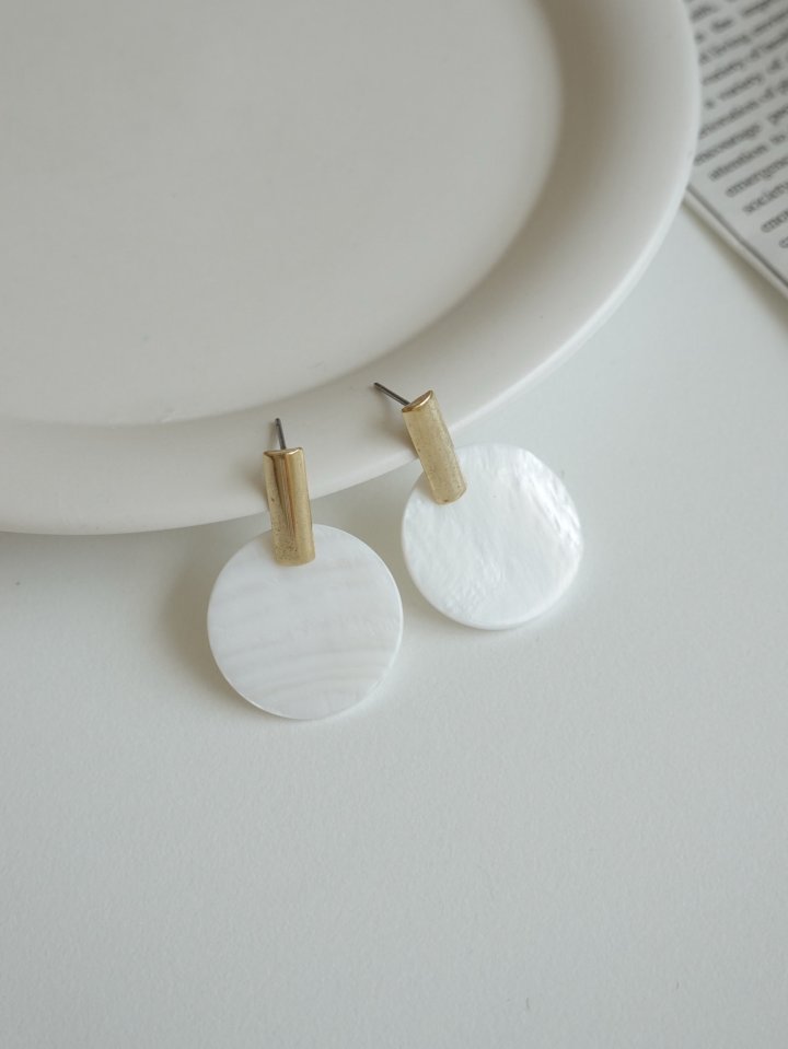 White Remu Earrings by Eeiitt for Women - view 1