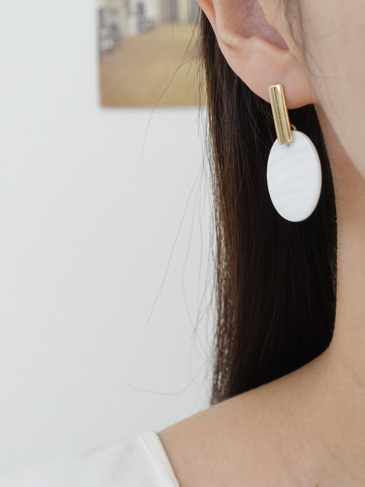 White Remu Earrings by Eeiitt for Women - view 11
