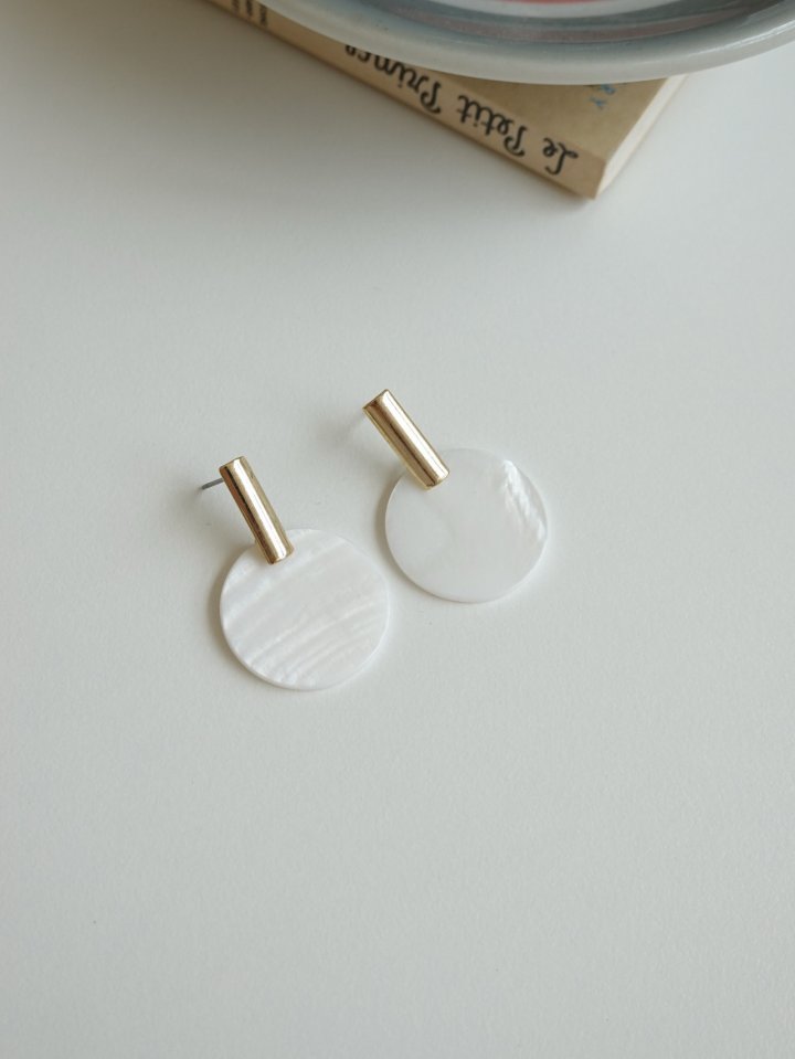 White Remu Earrings by Eeiitt for Women - view 3