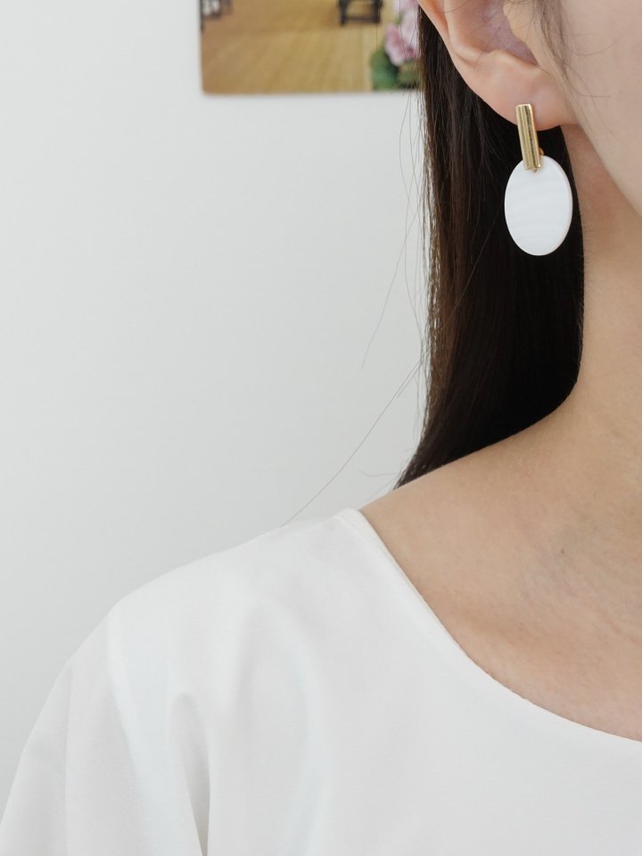 White Remu Earrings by Eeiitt for Women - view 9