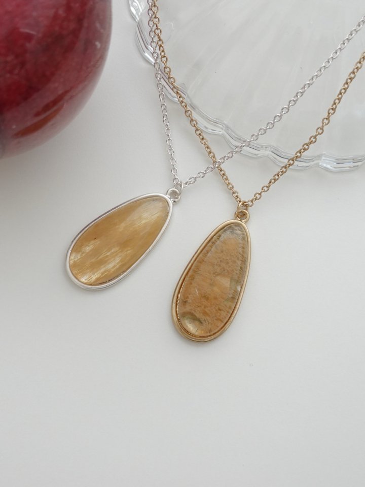Yen Stone Necklace by Eeiitt for Women - view 1