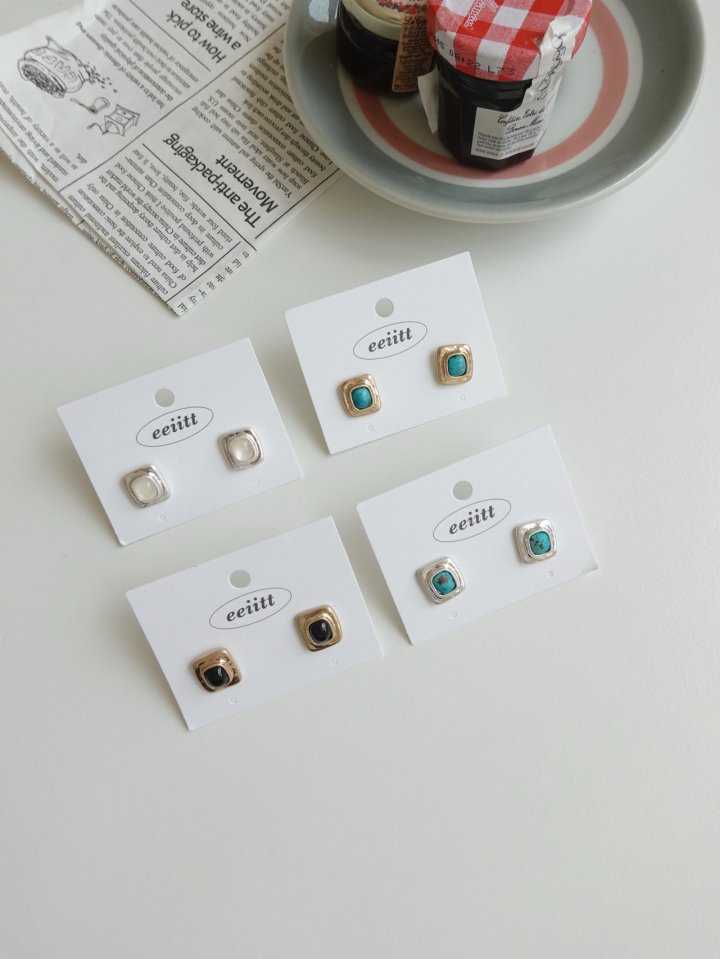 Micra Stone Earrings by Eeiitt for Women - view 12