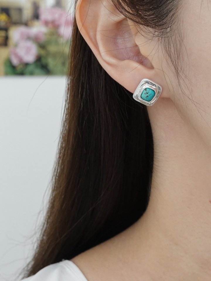 Micra Stone Earrings by Eeiitt for Women - view 2