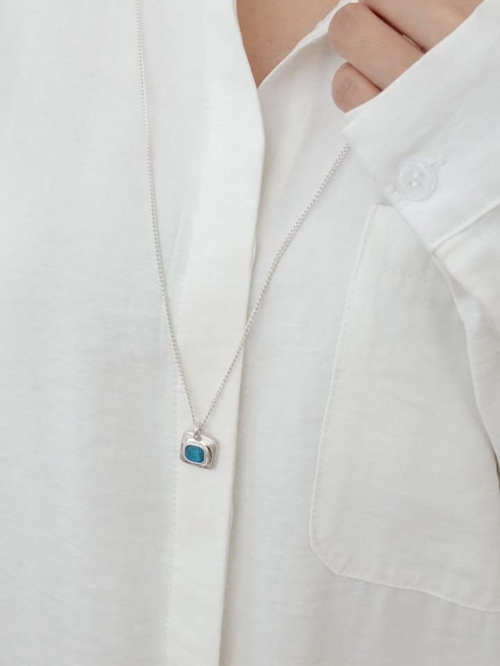 Eeiitt - Korean Women Fashion - #restrostyle - Micra Stone Necklace - 2