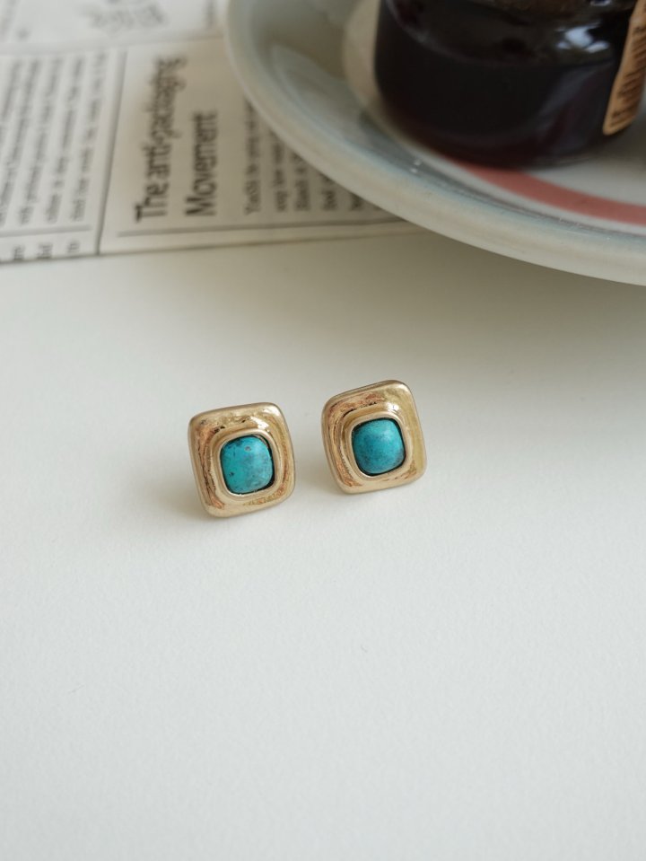 Micra Stone Earrings by Eeiitt for Women - view 5