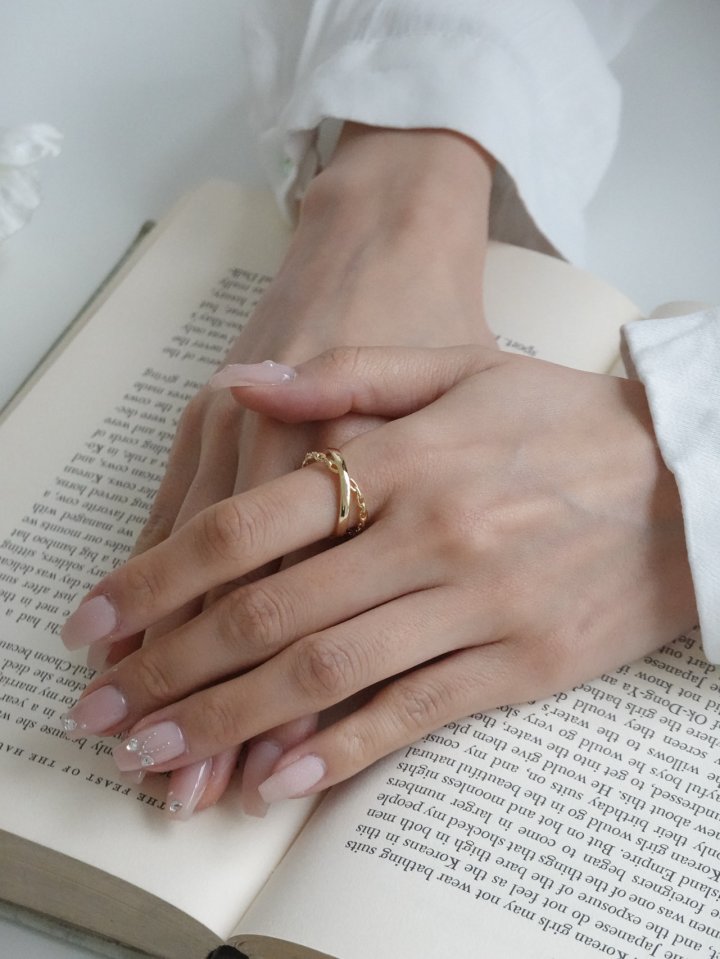 Eeiitt - Korean Women Fashion - #thatsdarling - Cro Chain Ring - 8