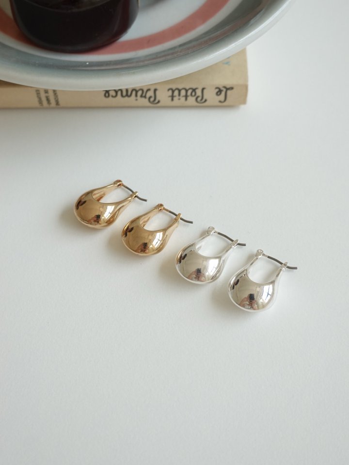 Glue Small Hoop Earrings by Eeiitt for Women - view 2