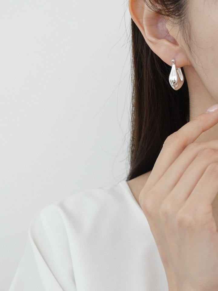 Glue Small Hoop Earrings by Eeiitt for Women - view 3