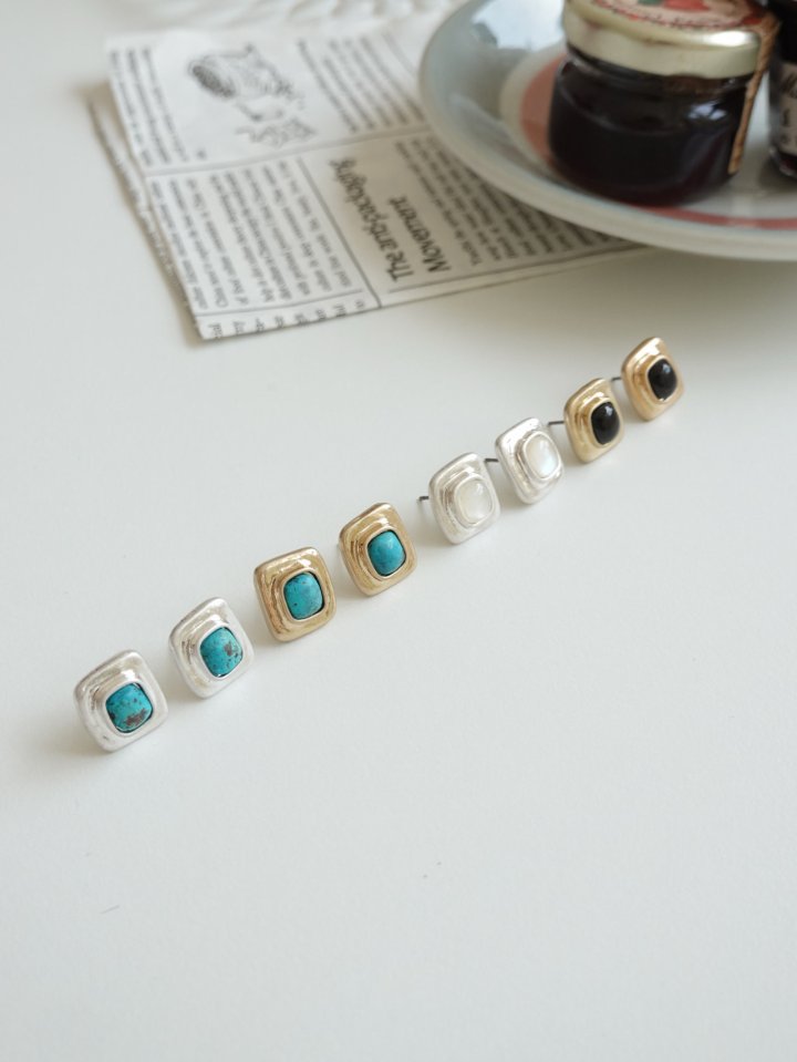 Micra Stone Earrings by Eeiitt for Women - view 1