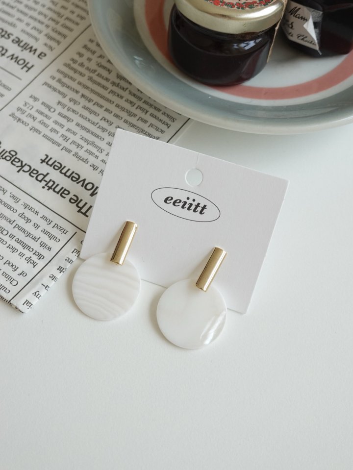 White Remu Earrings by Eeiitt for Women - view 10