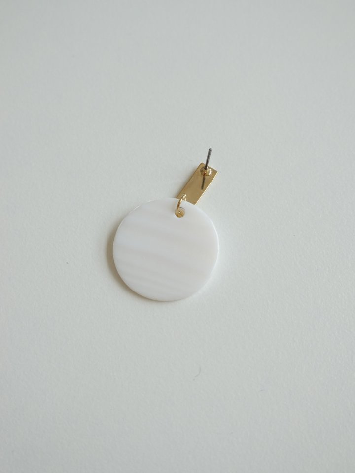 White Remu Earrings by Eeiitt for Women - view 6