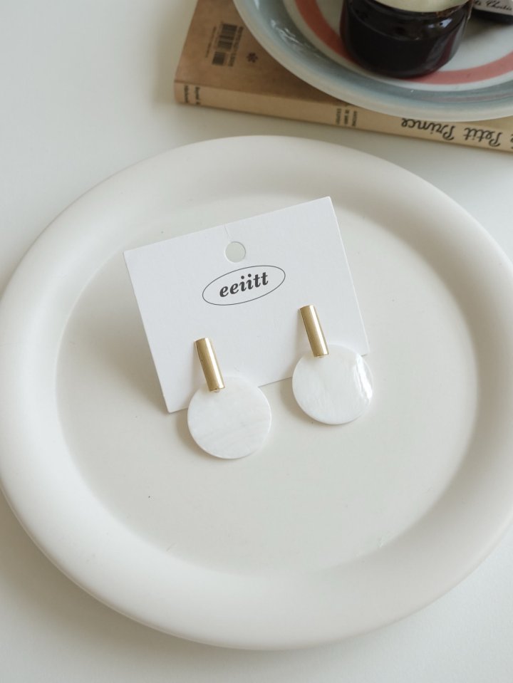 White Remu Earrings by Eeiitt for Women - view 8