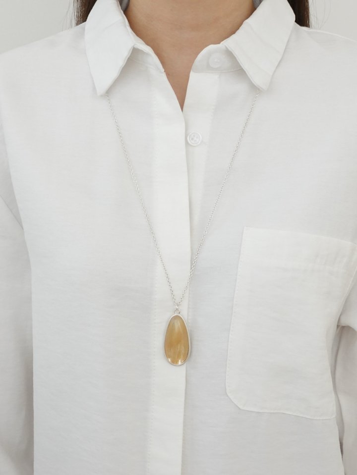 Yen Stone Necklace by Eeiitt for Women - view 2