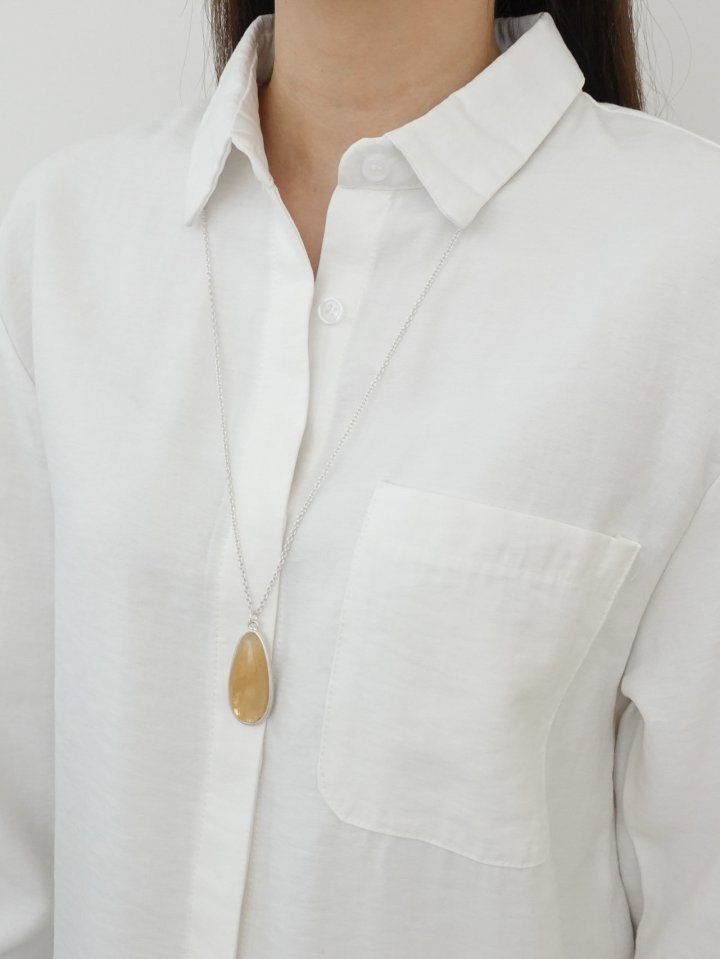Yen Stone Necklace by Eeiitt for Women - view 4