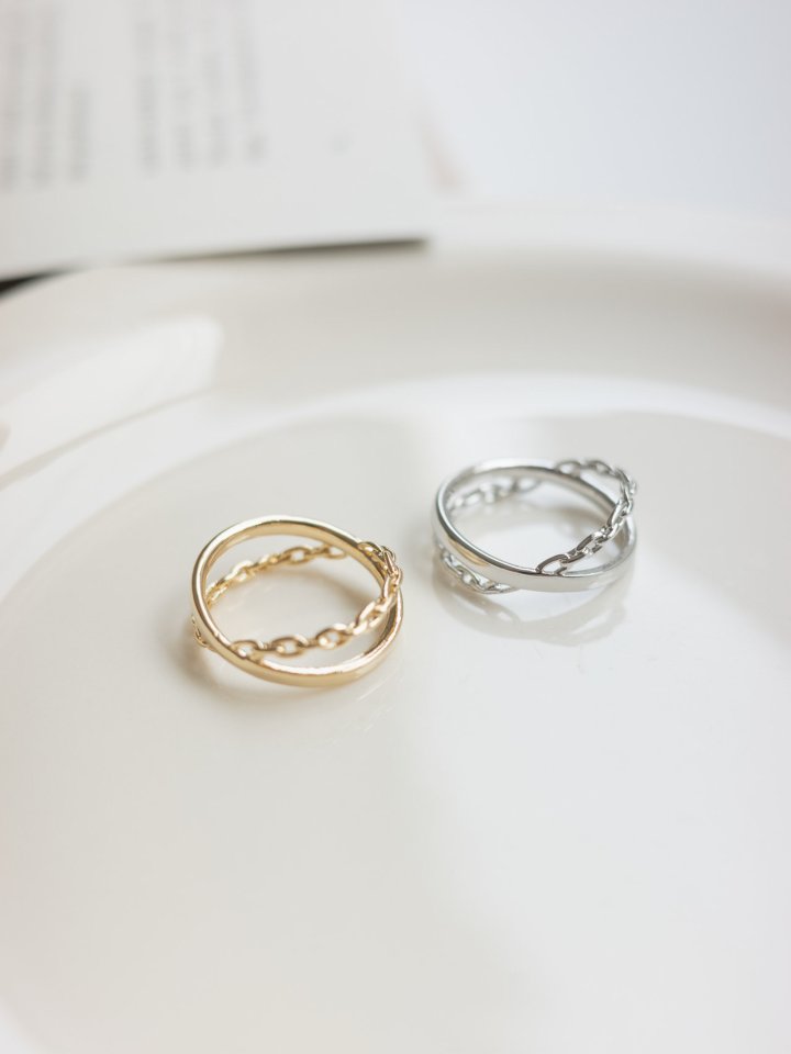 Eeiitt - Korean Women Fashion - #womensfashion - Cro Chain Ring