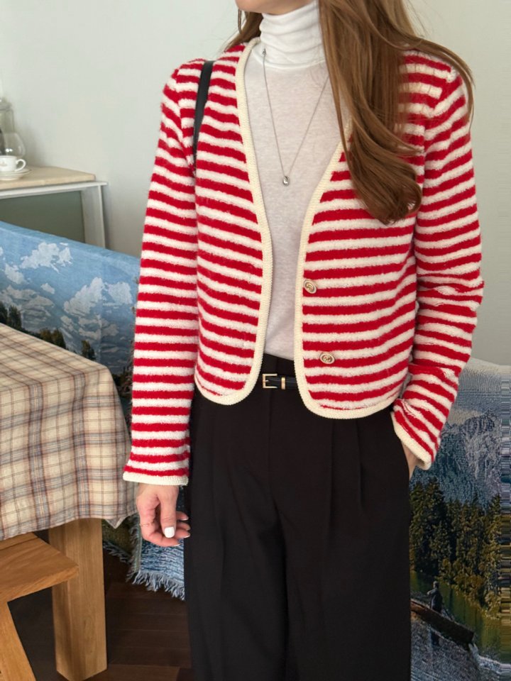 Elmu - Korean Women Fashion - #momslook - Marine Anté Cardigan - 10