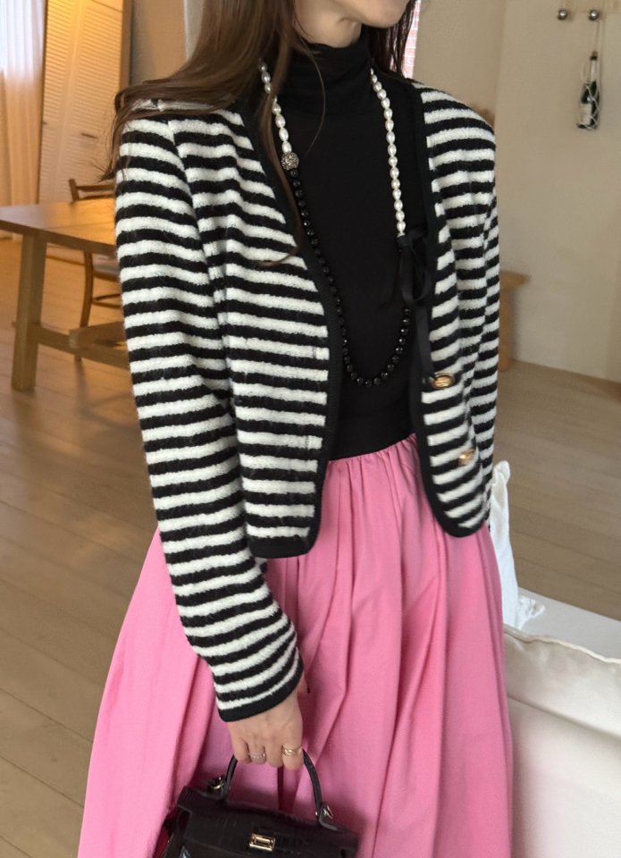 Elmu - Korean Women Fashion - #momslook - Marine Anté Cardigan - 3