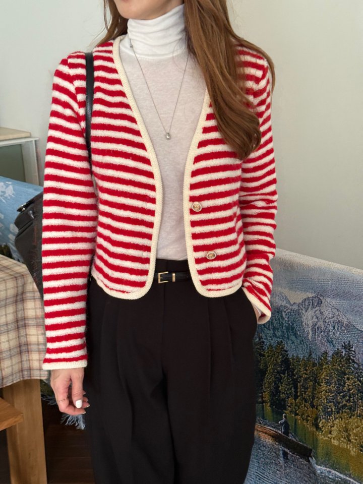 Elmu - Korean Women Fashion - #momslook - Marine Anté Cardigan - 9